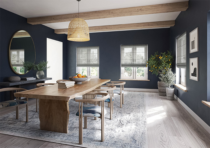 Kalahari Voile, Cool Grey - Twist&Fit Roman Blind - Image 6